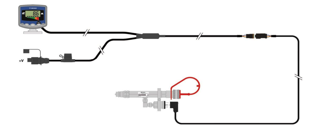 Diagram showing how a TT Weigh operates